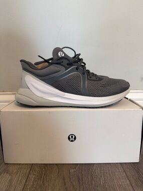 lululemon athletica Gray and White Women's Running Shoes
